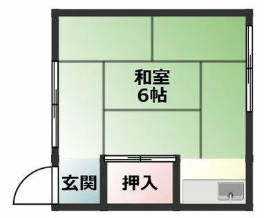 高見パンション【1階】の間取り