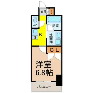 レジディア鶴舞【10階】の間取り