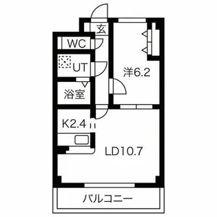 ピュアナイン【3階】の間取り