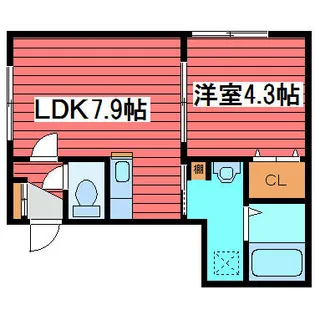 グランメール ルナ【3階】の間取り