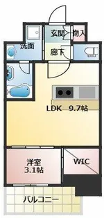 ソルテラスOSAKA EAST GATE【13階】の間取り