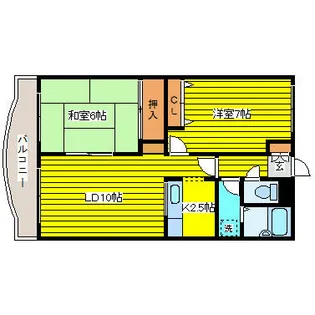 プレジデント32【403号室】の間取り