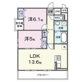 ヴィオラ住吉ノ杜【3階】の間取り