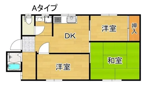 玉城マンション【3階】の間取り