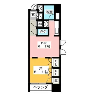 フォレスト久屋公園【3階】の間取り
