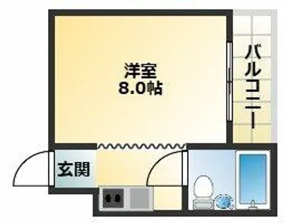 ミタカホーム7番館【5階】の間取り