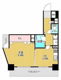 ディアコート八木【2階】の間取り