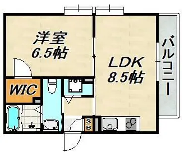 須磨寿【1階】の間取り