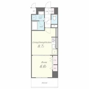 パルファン ドゥ ジョア【3階】の間取り