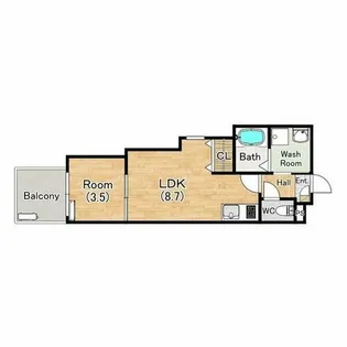 ジーメゾン名古屋松下イエシア【2階】の間取り