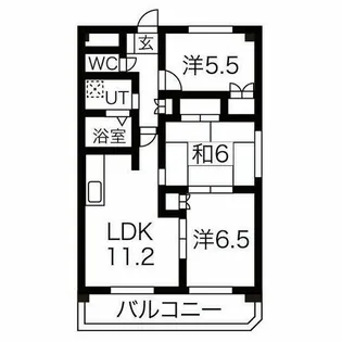 ソレーユ【1階】の間取り