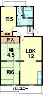 エクセルコート【406号室】の間取り