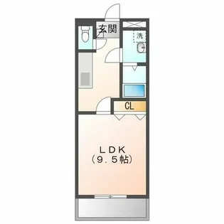 リモージュ【1階】の間取り