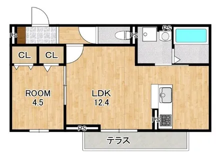 アリア西矢倉【2階】の間取り