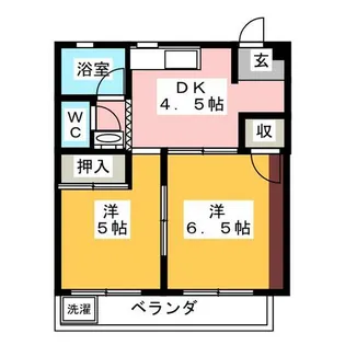 メゾン加藤【4階】の間取り