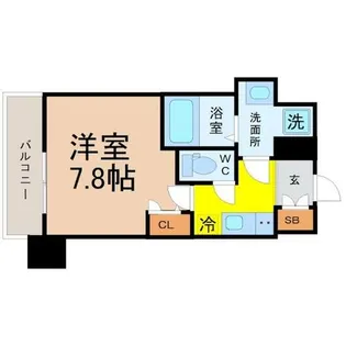 エスリード新栄テセラ【10階】の間取り