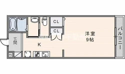 グロースコート花園本町Ⅰ【2階】の間取り