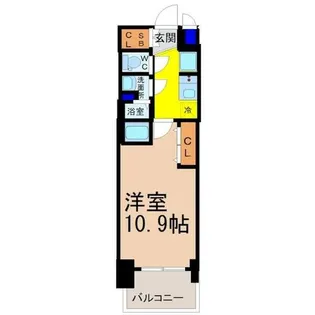 プレサンス丸の内リラティ【2階】の間取り