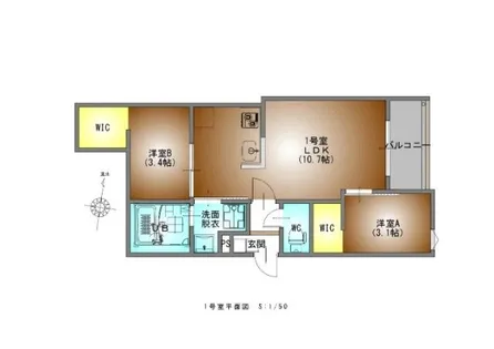 REGALEST妙音通II【3階】の間取り