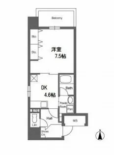 willDo天満橋【8階】の間取り