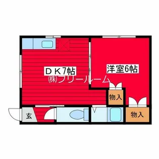 グリーンハイツ【2階】の間取り