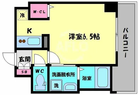 ララプレイスザ・京橋ステラ【4階】の間取り
