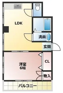 コーポ白峰【4階】の間取り