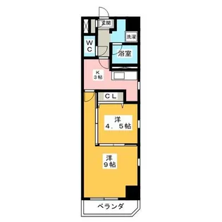 ドゥ カンパーニュ【5階】の間取り