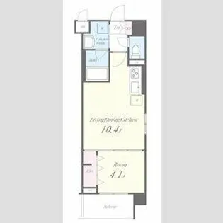 LaCASA江坂【5階】の間取り