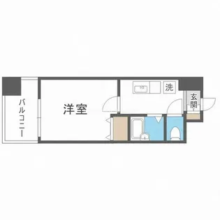 HOPE CITY天神橋【9階】の間取り