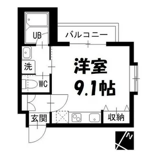 COZY APARTMENT YADA【3階】の間取り