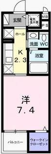ブリーズコート城北【4階】の間取り