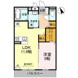THE RESIDENCE 姫路神屋町【2階】の間取り