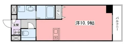 インタービレッジ高岡駅前【4階】の間取り