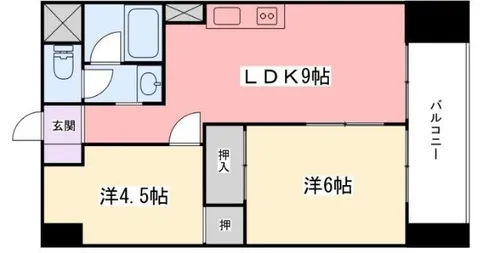 インタービレッジ西夢前台【4階】の間取り
