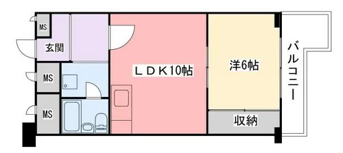 メゾン中村【7階】の間取り