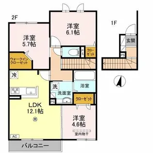 Ranunculus【1階】の間取り