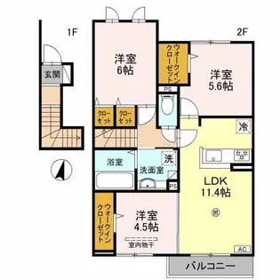 Ranunculus【1階】の間取り