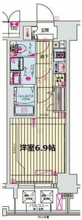 ララプレイス大阪福島ミラ【6階】の間取り