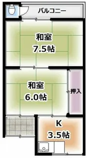 大阪府守口市東光町1丁目【タウンハウス】の間取り