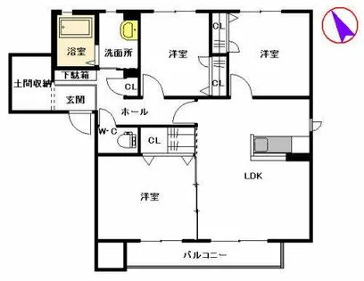 クリプトン【2階】の間取り