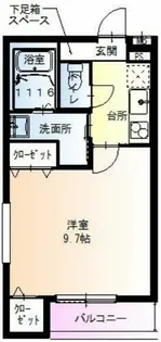 フジパレス山之内Ⅷ番館【1階】の間取り