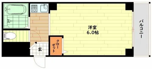 ロケットマンション【5階】の間取り