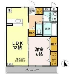 オークビレッジ名城【2階】の間取り