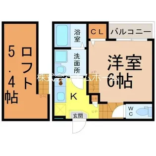 ハーモニーテラス野並【1階】の間取り
