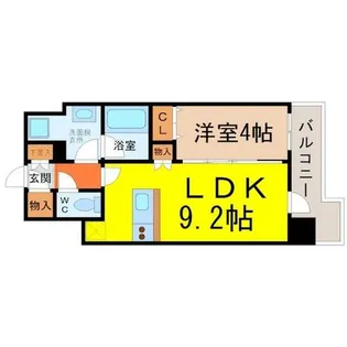 LaSante東別院【9階】の間取り