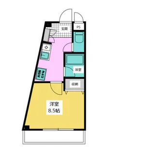 マンションさくら【4階】の間取り