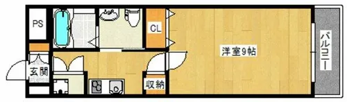インパレス小阪【4階】の間取り
