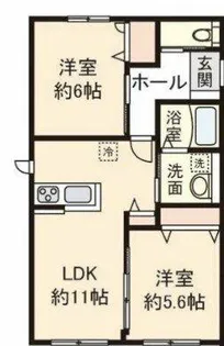 グランツ ハイム【2階】の間取り