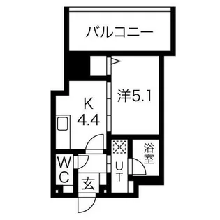 さくらHills NISHIKI Platinum Residence【4階】の間取り